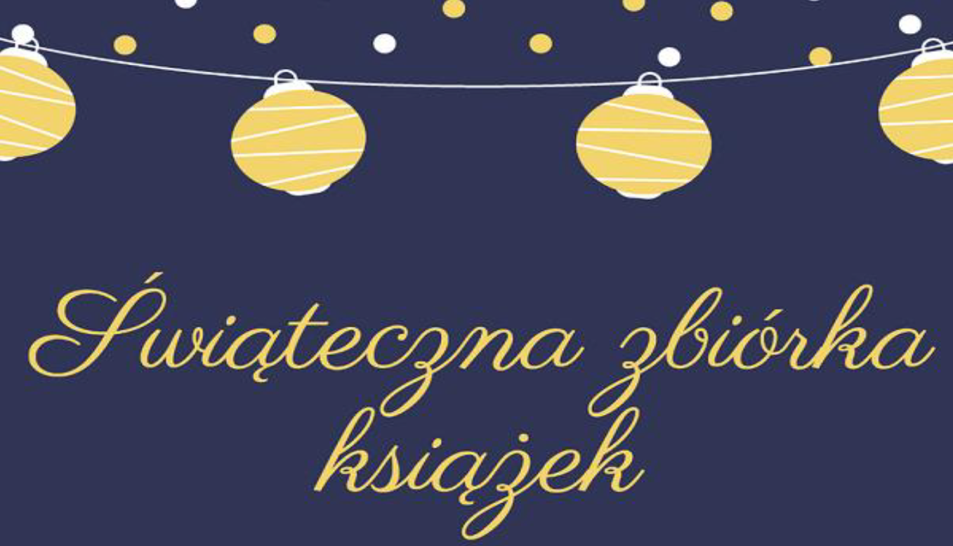 Plakat - Świąteczna zbiórka książek
