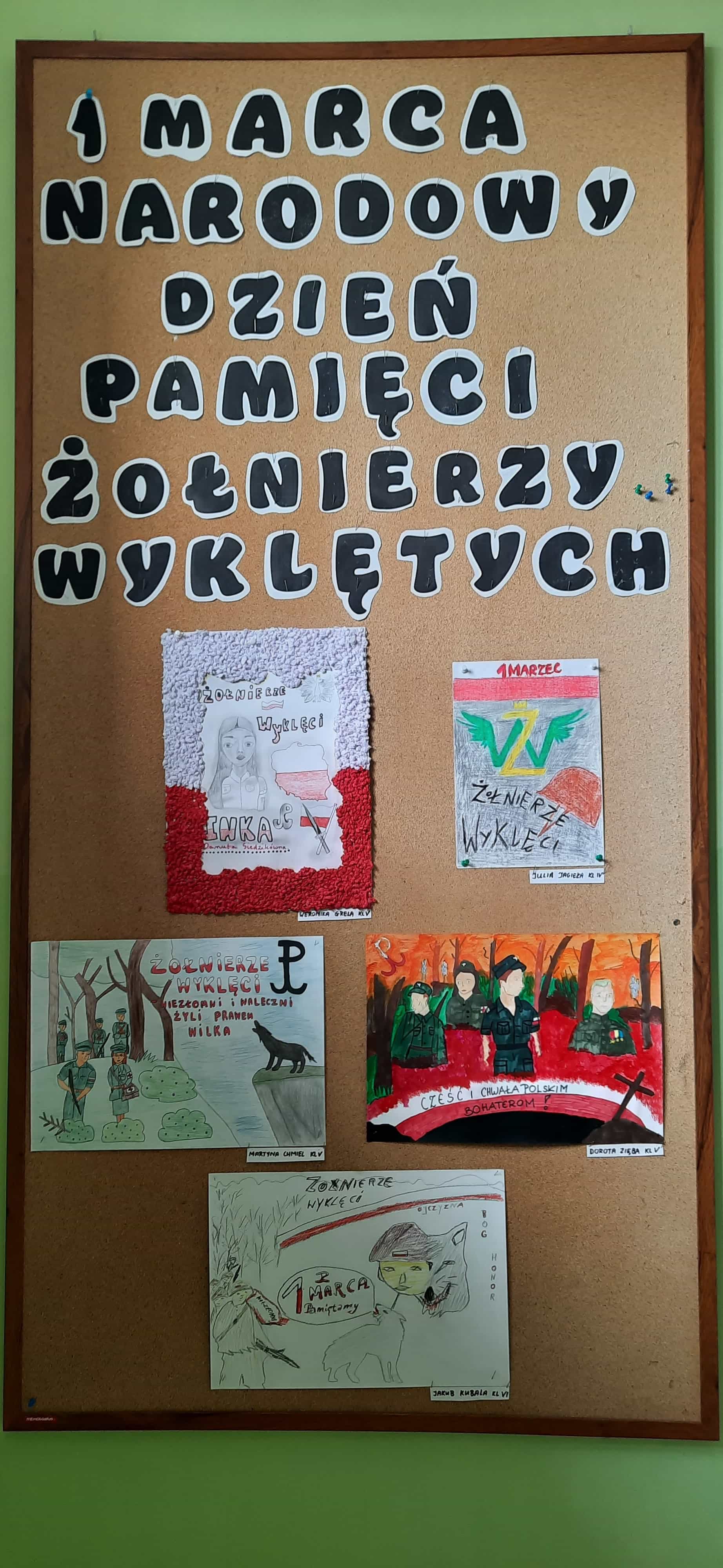 1 marca, Narodowy Dzień Pamięci Żołnierzy Wyklętych, prace konkursowe, zdj. 1
