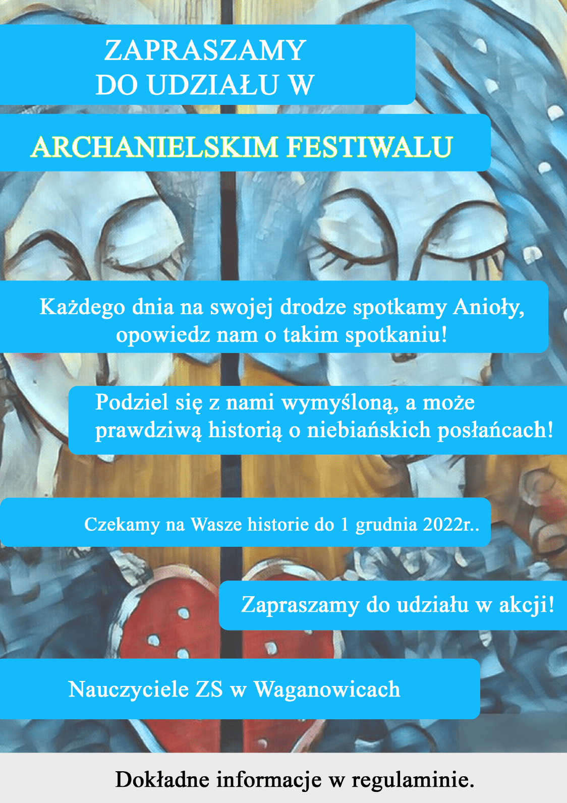 Plakat Archanielskiego Festiwalu - informacje