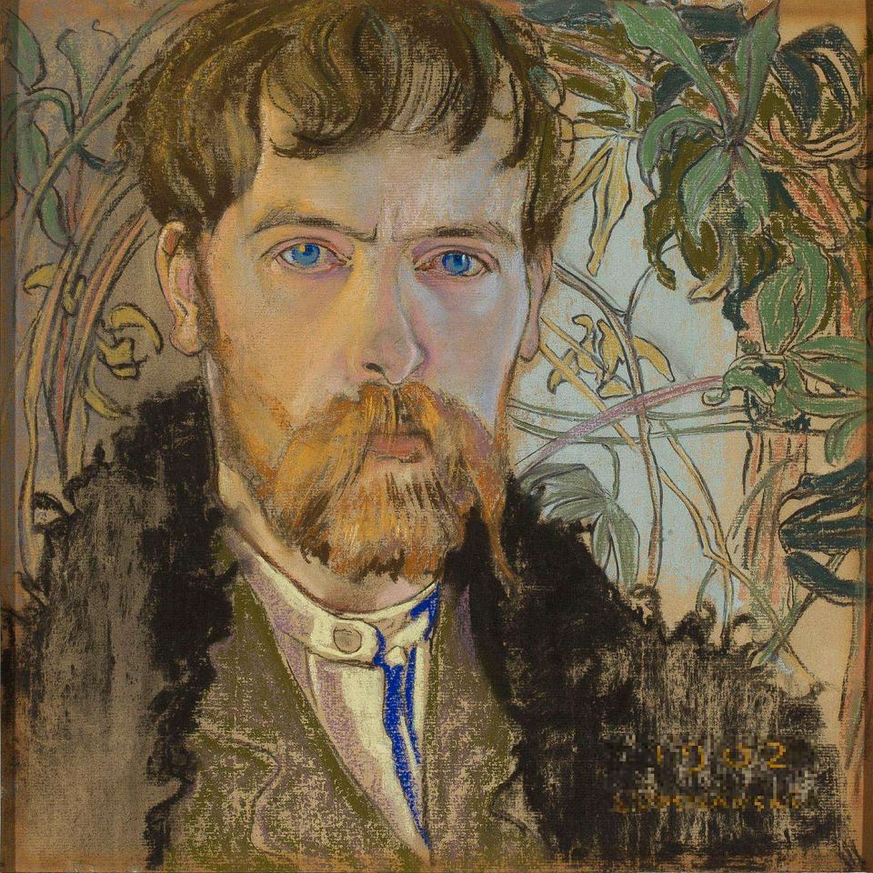 Obraz "Autoportret", Stanisław Wyspiański,1902