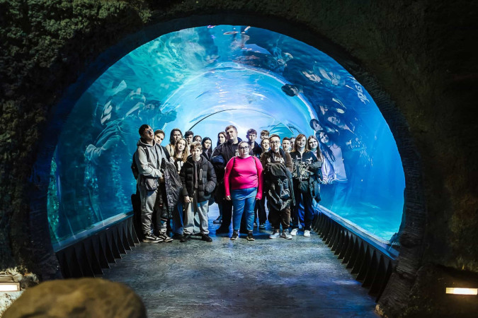 Wspólna chwila w tunelu oceanicznym, zdjęcie 10 z 10